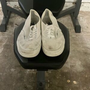 Hardly Ever Worn White Shoes Small Stains On The Front Toe.